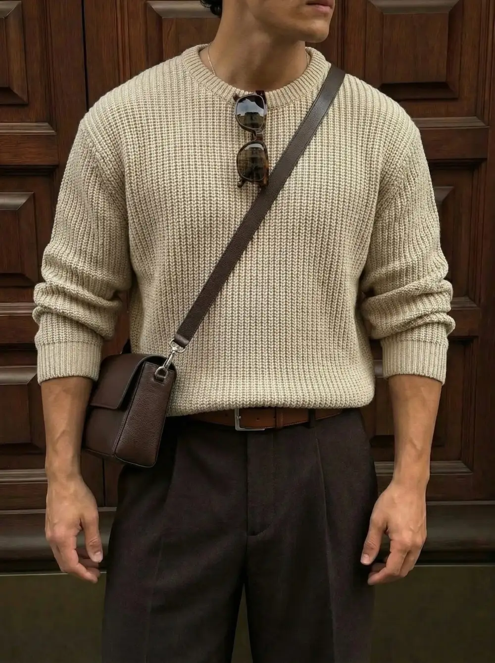 Clean Relaxed Knit Sweater
