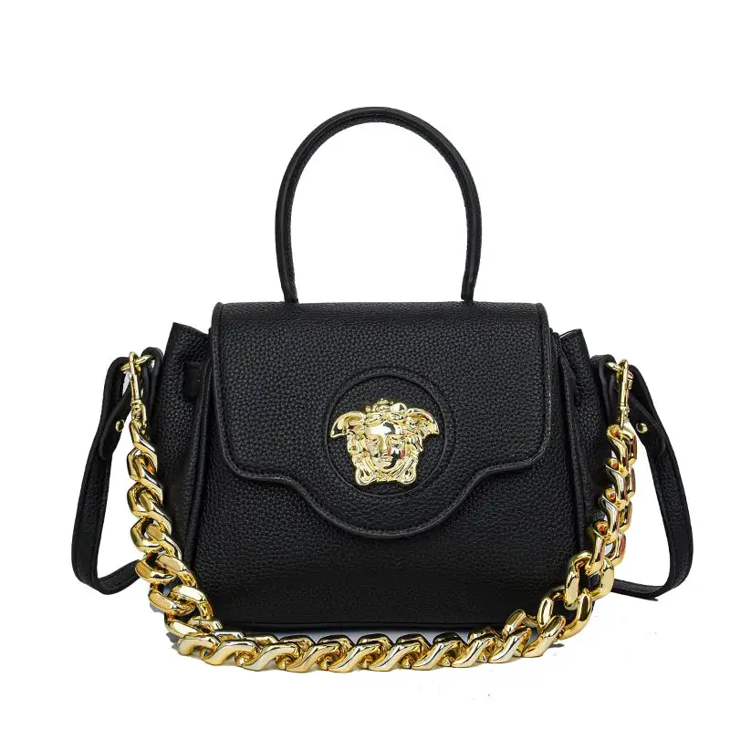 Refined Zip-Top Shoulder Bag