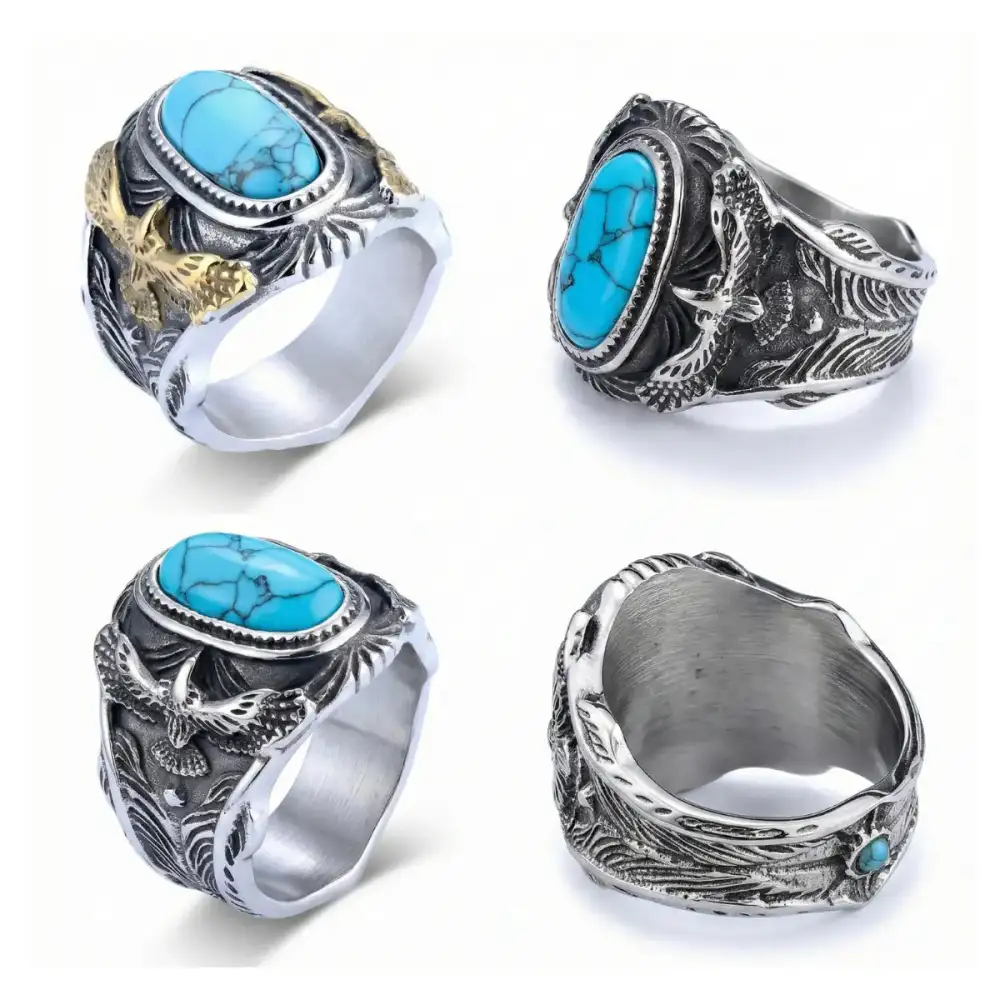Men's Eagle Ring