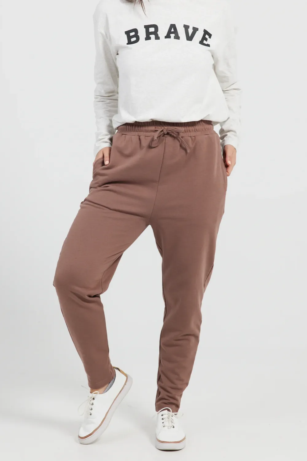 In The Park Track Pants In Chocolate