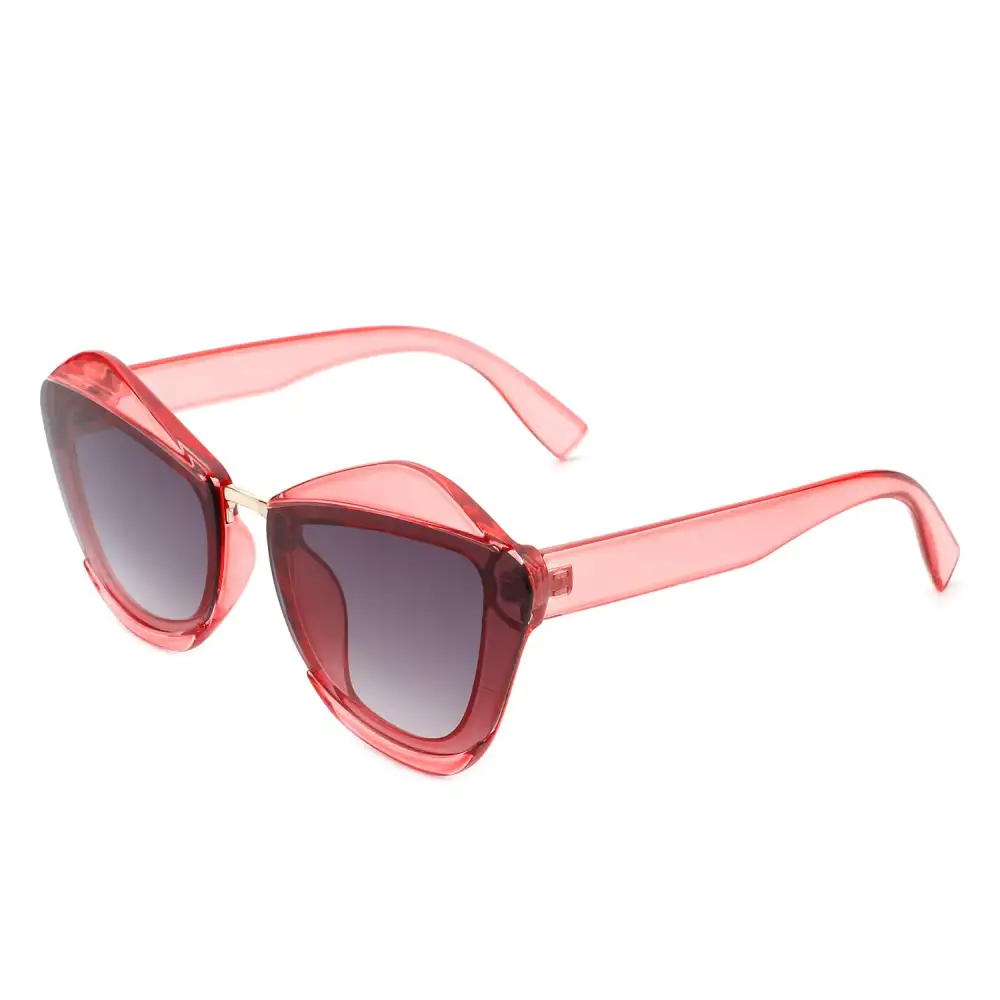 Flexible Cat Eye Square Frame Sunglasses