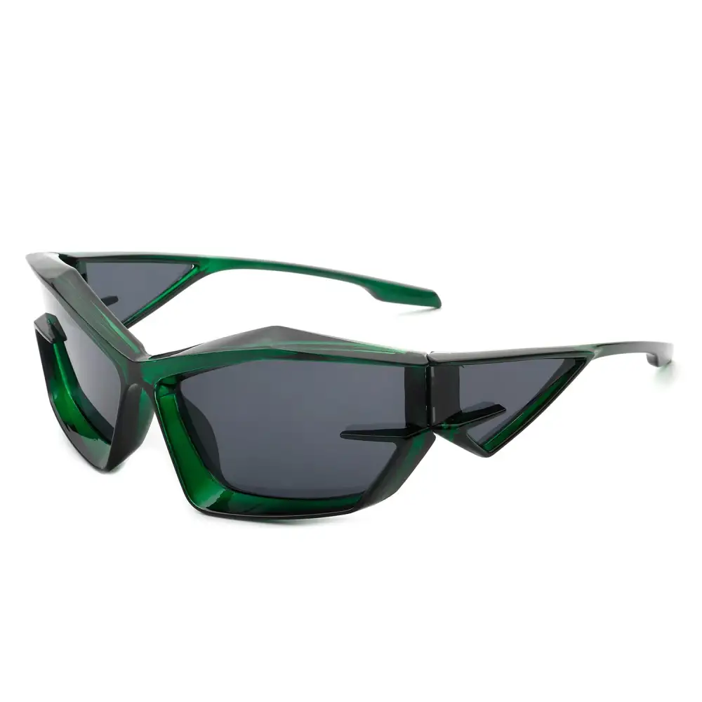 Terry Rectangle Square Frame Sunglasses