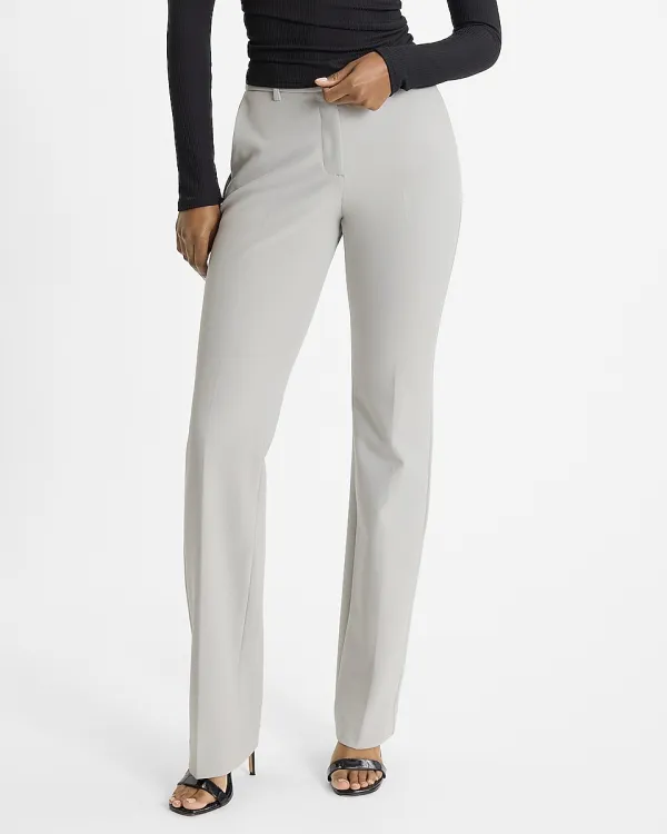 Mid Rise Bootcut Pant - Sterling Silver