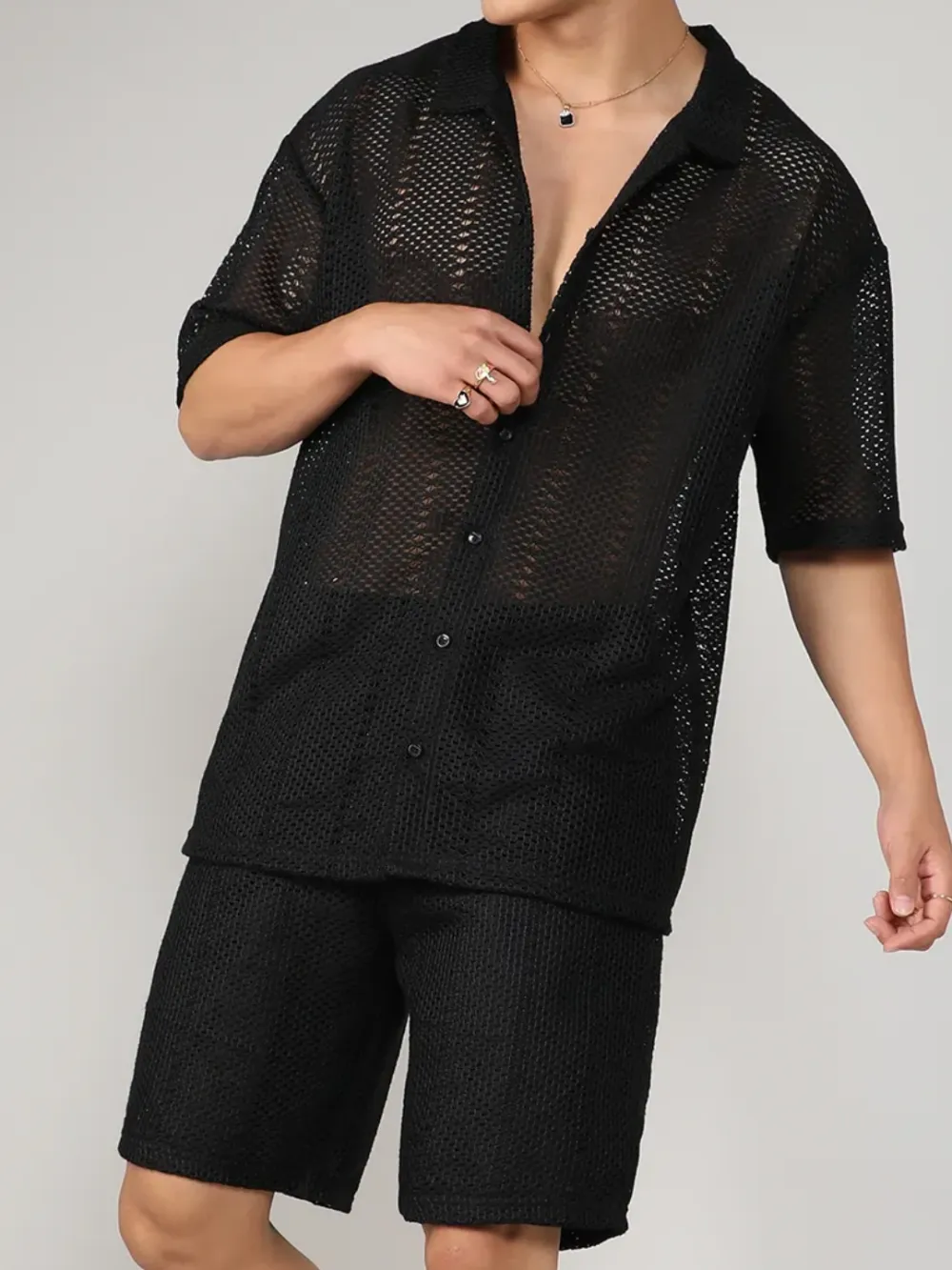 Casual Style Black Co-Ord Set