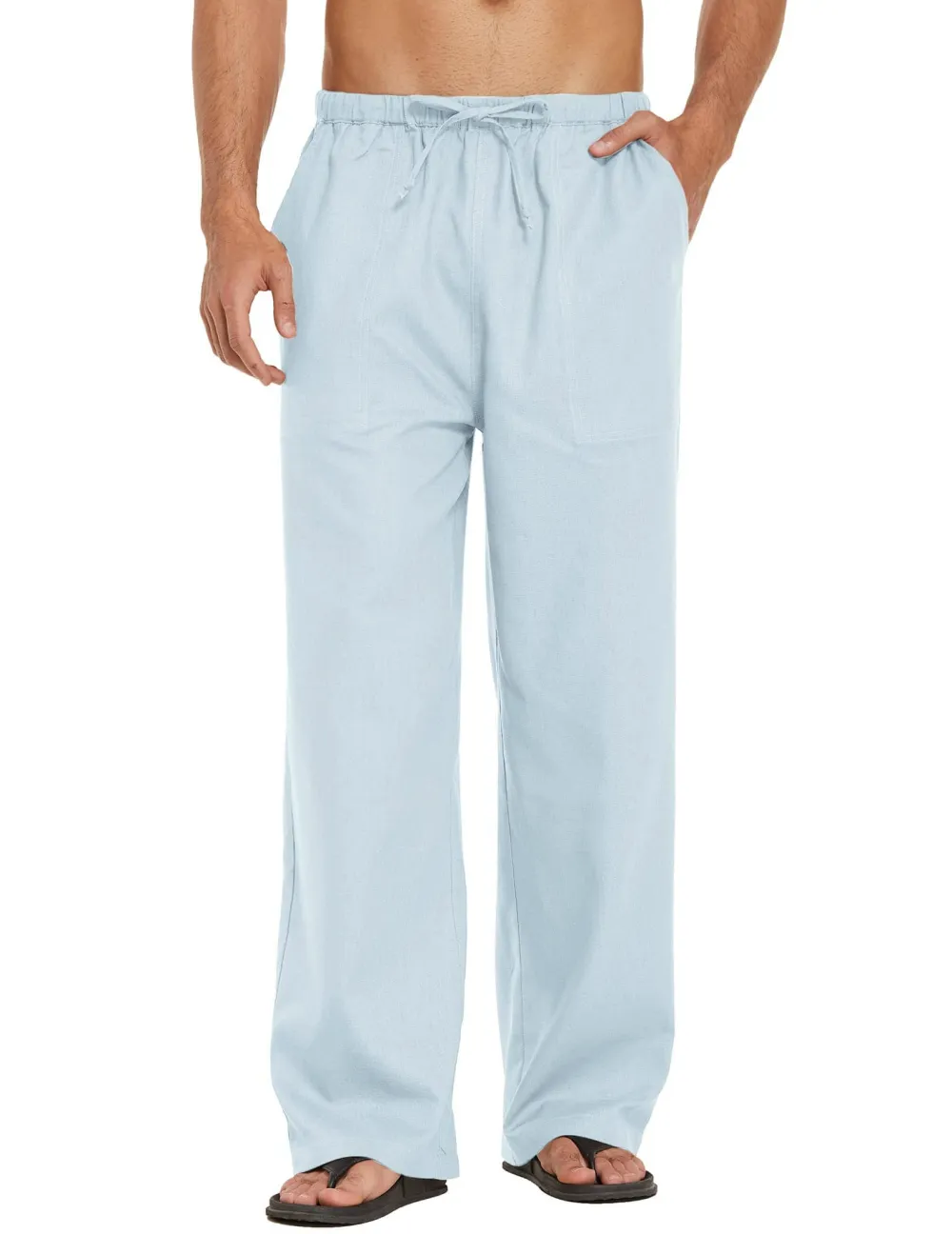 Linen Waist Yoga Pants