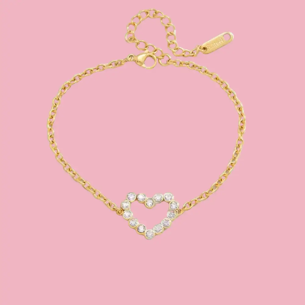 Heart Zirconia Bracelet