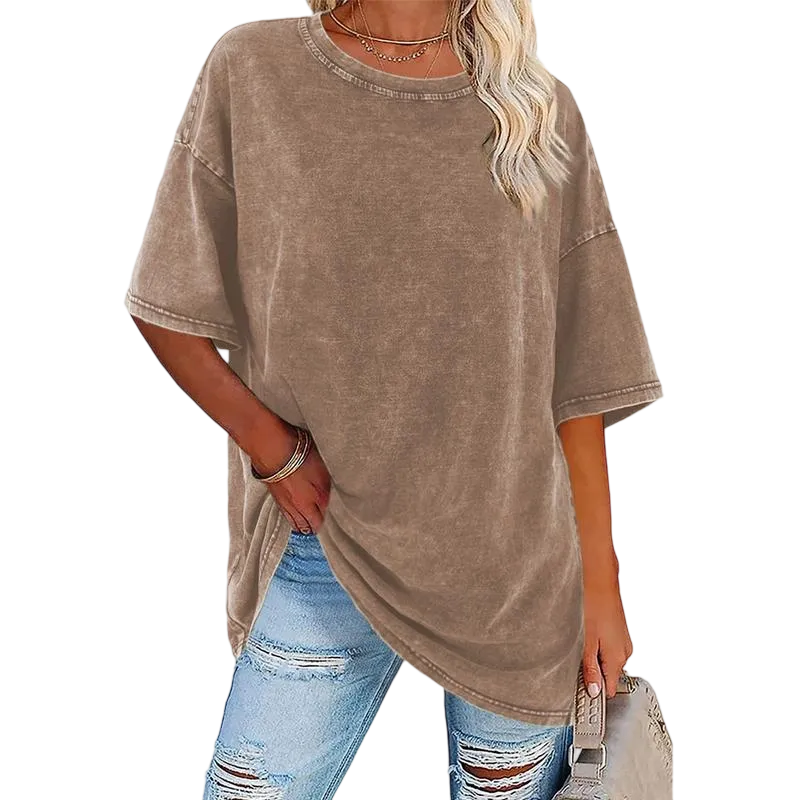 10PACK-Washed Casual T-Shirt