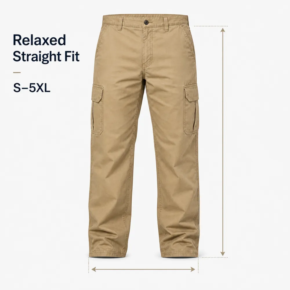Men’s Relaxed Cargo Work Pants