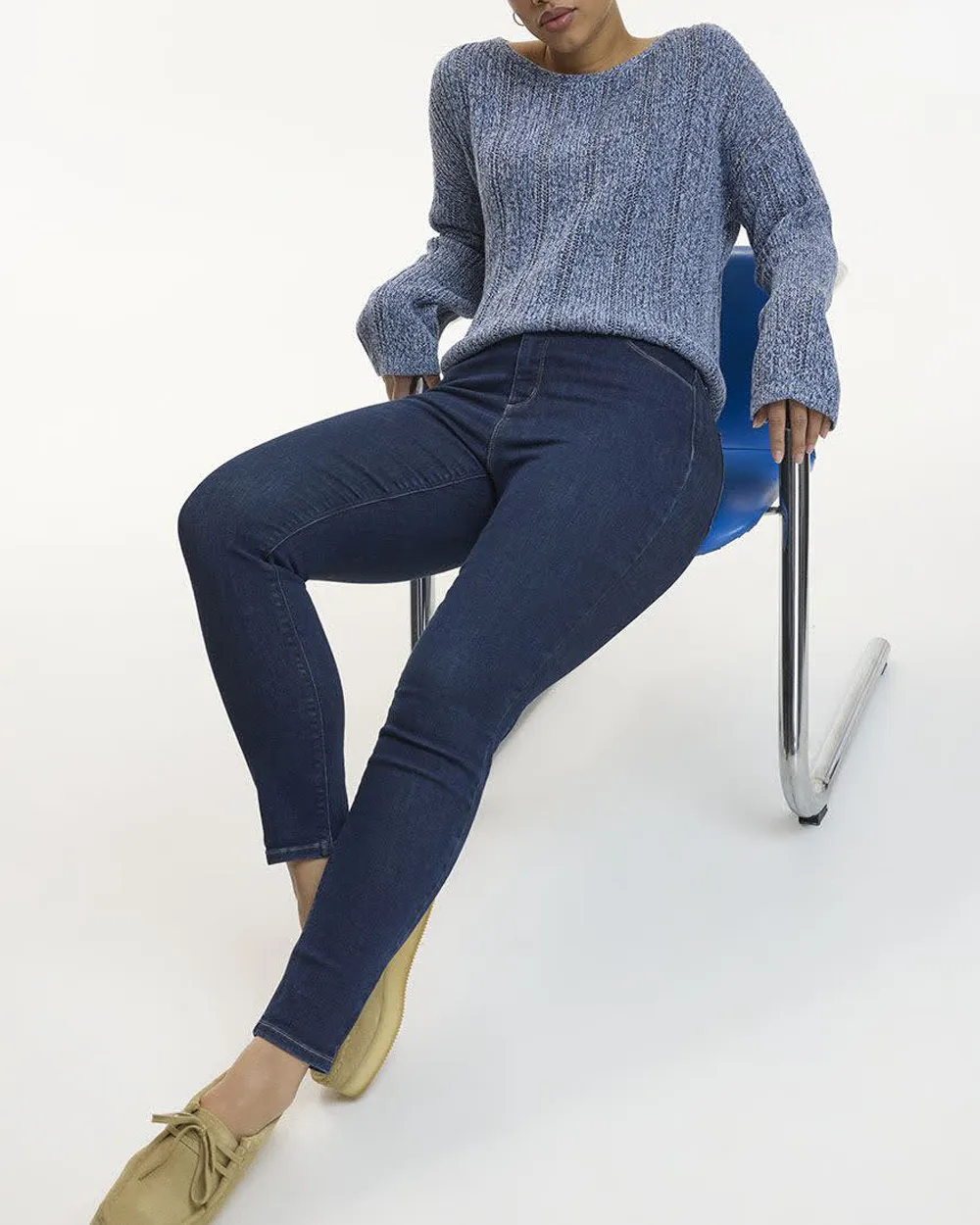 Skinny-Leg High-Rise Jean  Signature