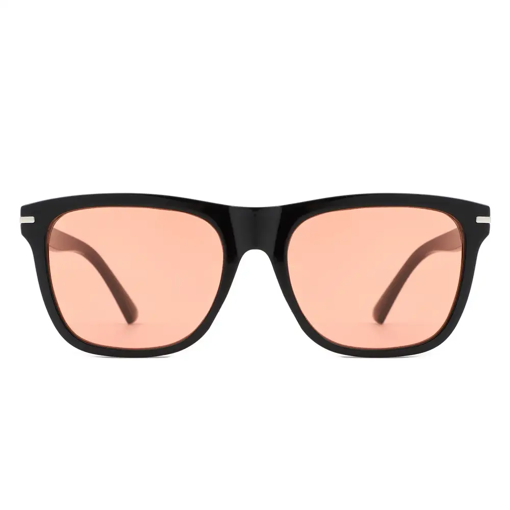 Square Horn Rimmed Tinted Sunglasses