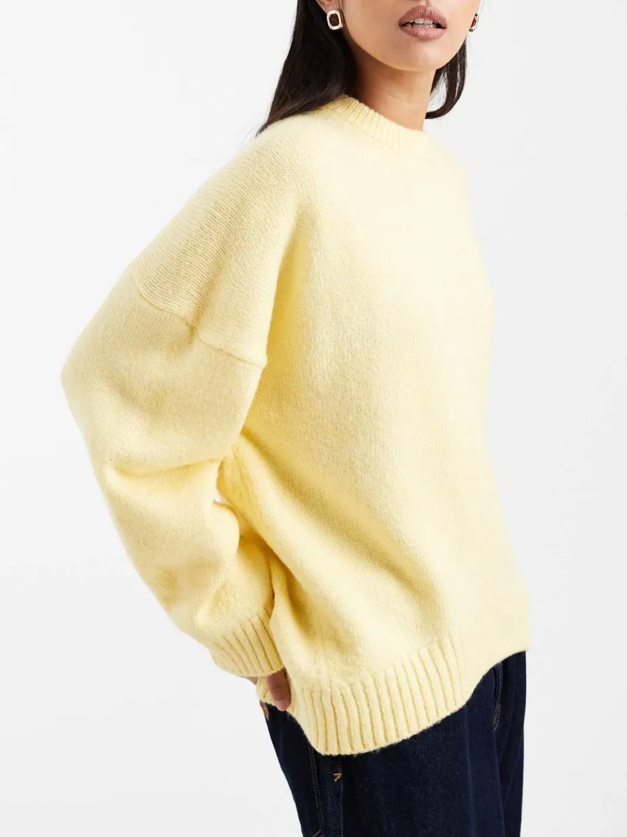 Plain Round Neck Sweater
