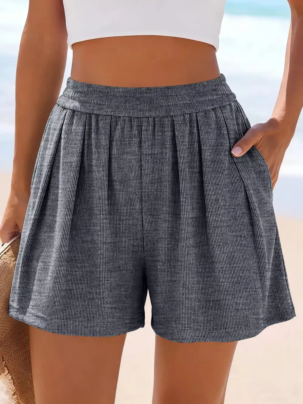 High-Waisted Shorts Casual Shorts
