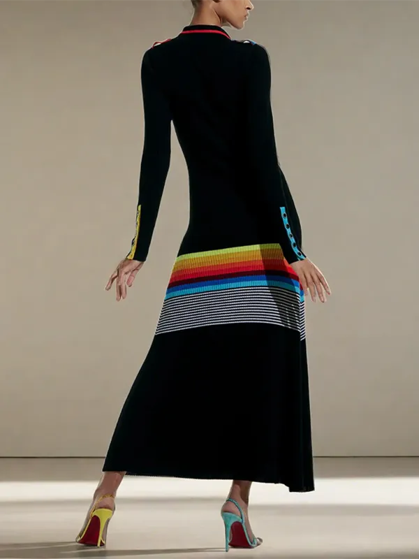 Skinny Buttoned Long Shirt Maxi Dress
