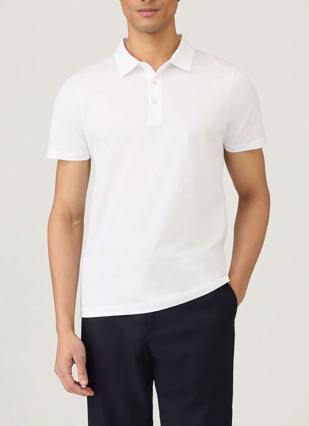Modern Everyday Regular Fit Cotton Jersey Short Sleeve Polo Shirt