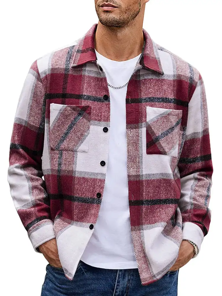 Stylish Comfy Flannel Plaid Shirt