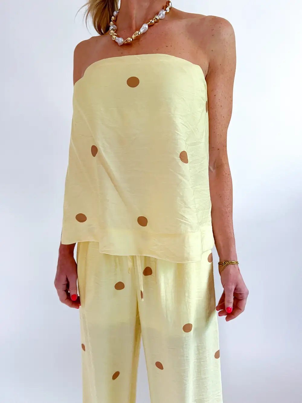 Printed Top And Pants Set