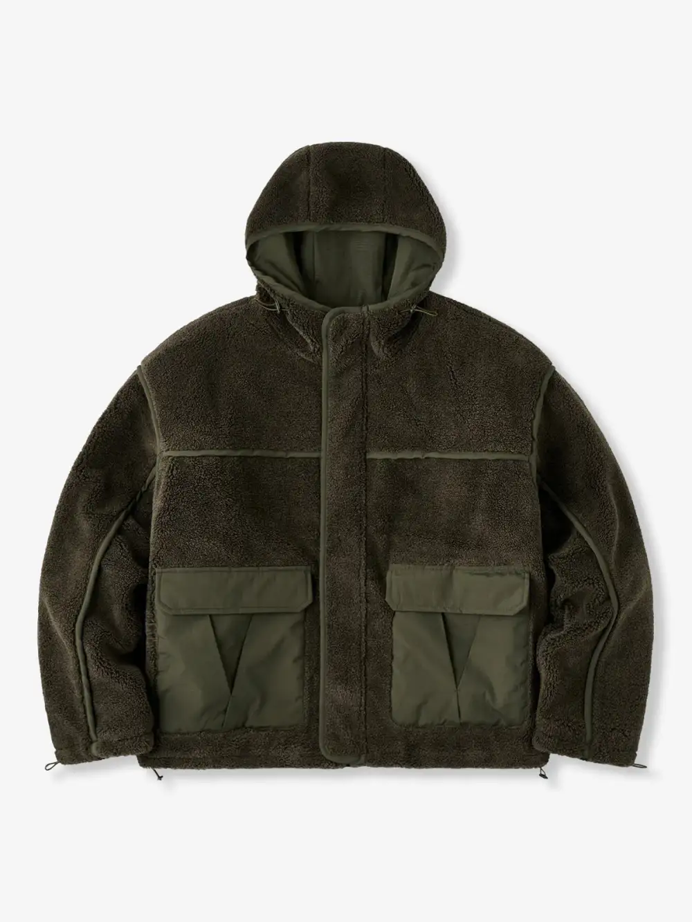 Men's Quilted Fleece Lined Casual Jacket
