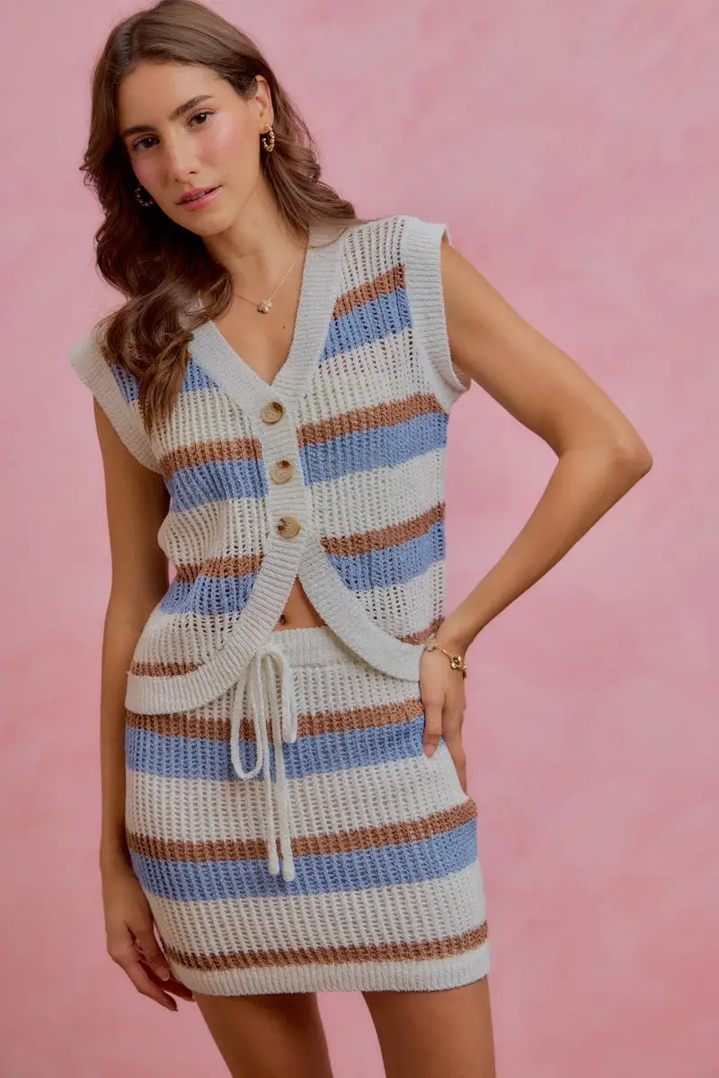 Knit Linen Blend Sweater