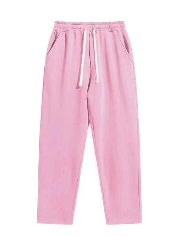 Men’s Regular Fit Solid Drawstring Waist Sweatpants