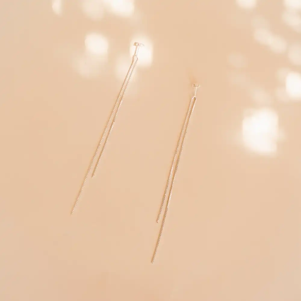Fringe Cubic Earrings