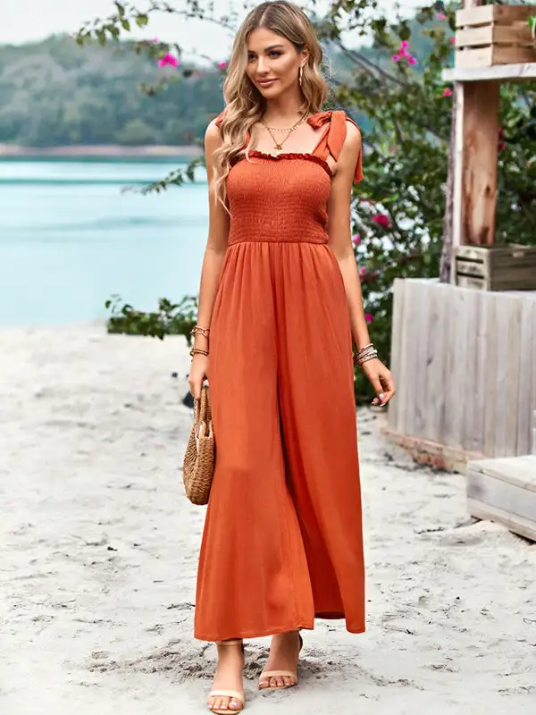 Clean High Waist Wrap Chest Spaghetti Accessory