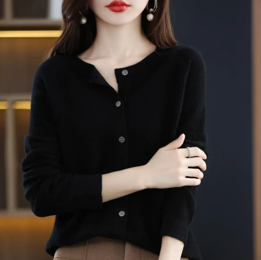 Wool Lightweight Cardigan