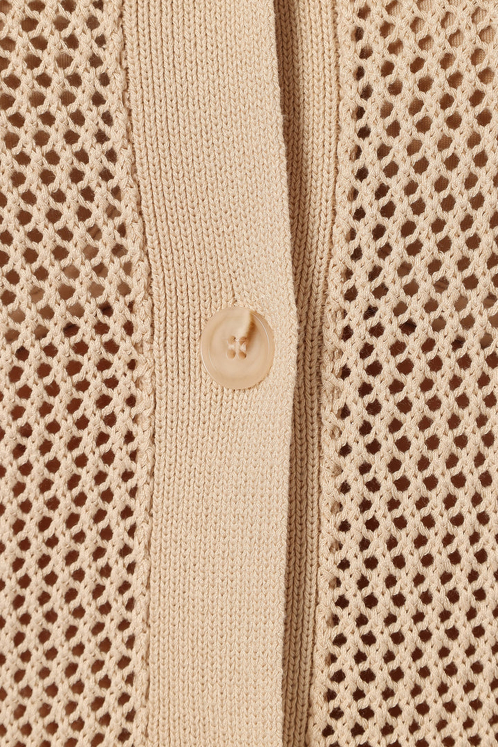 WHITE MESH TRANSLUCENT LONG SLEEVE TOP