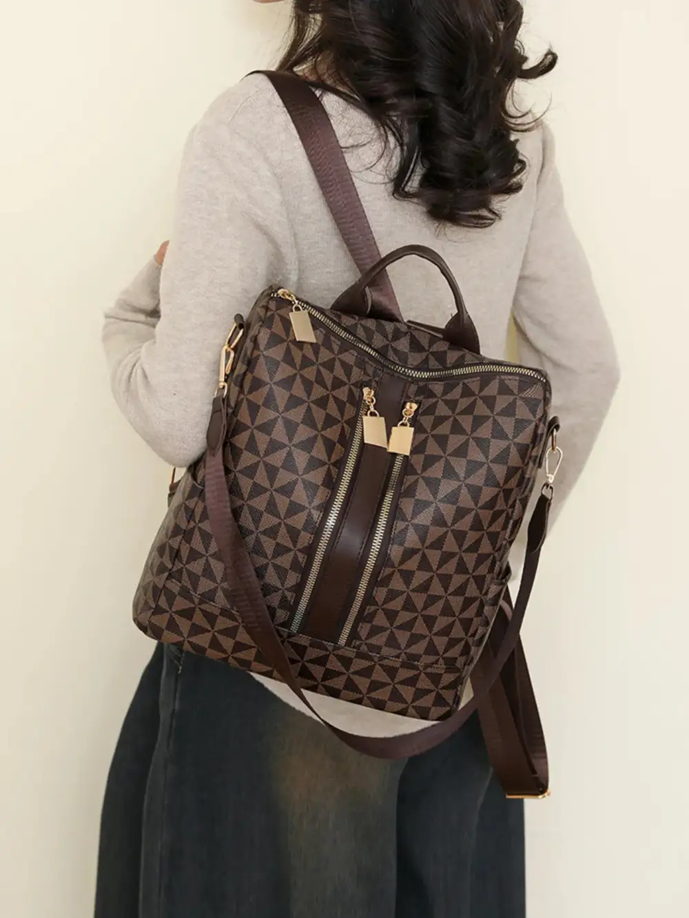 Geometric Everyday Backpack