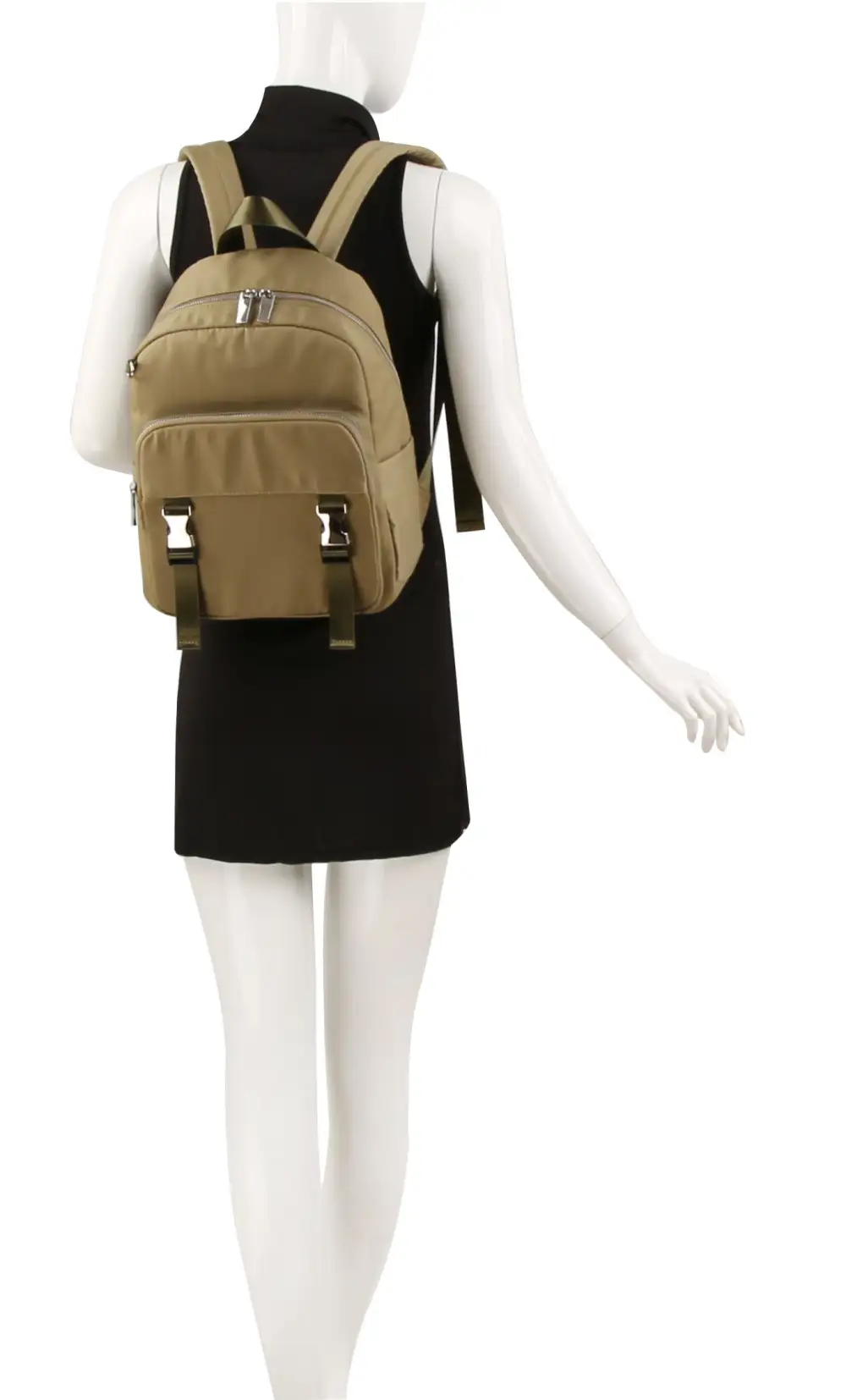 Buckle Pocket Utility Backpack