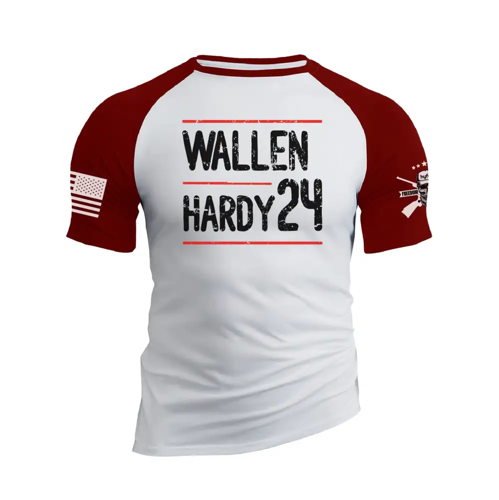 WALLEN HARDY 24 RAGLAN GRAPHIC TEE