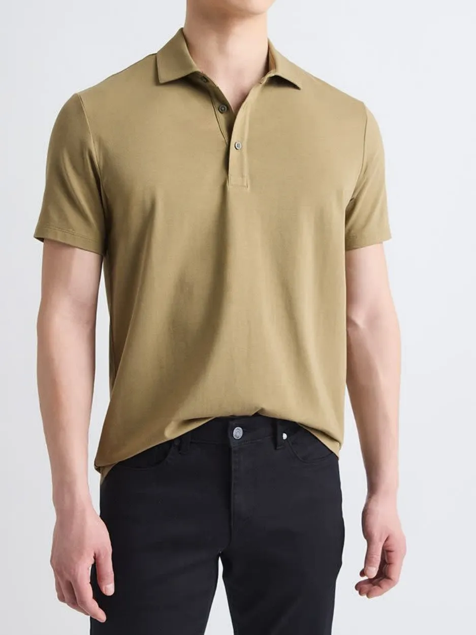 Olive Short Sleeve Polo Shirt