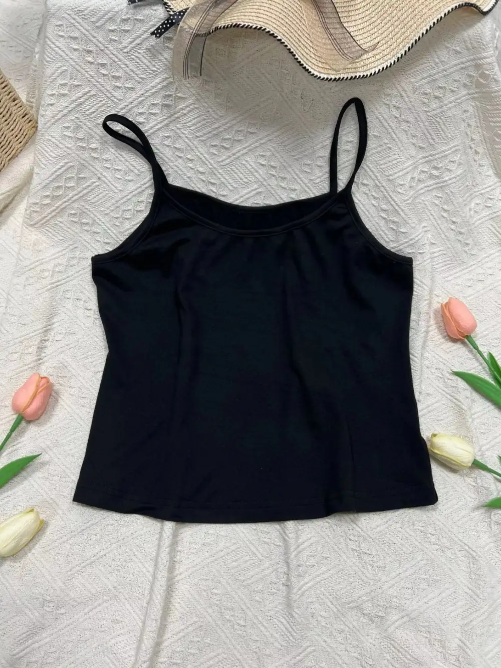Solid Color Scoop Neck