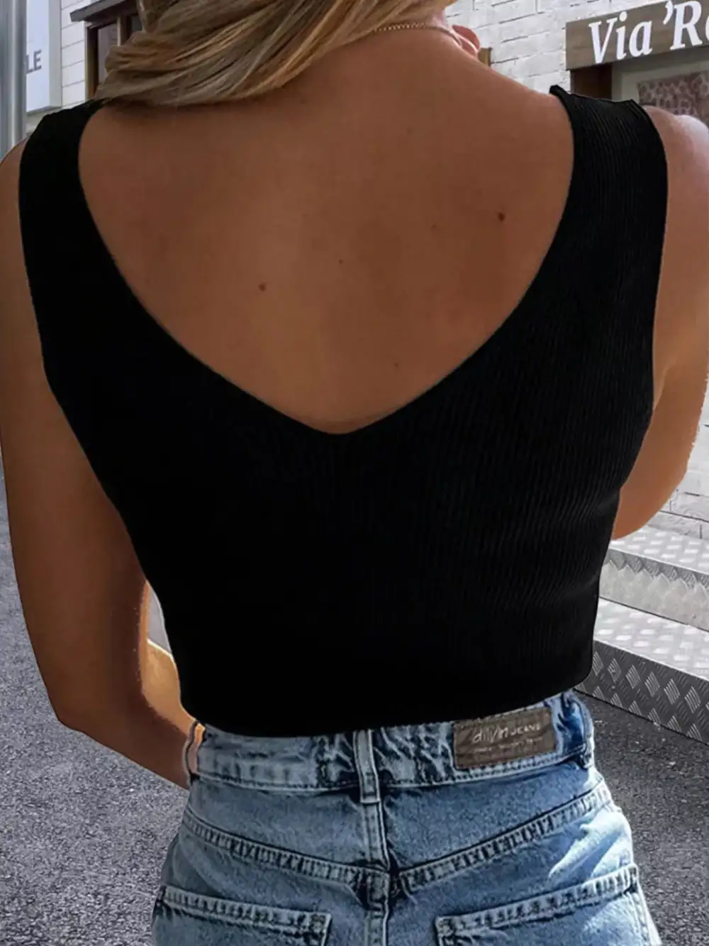 Slim Fit V Neck