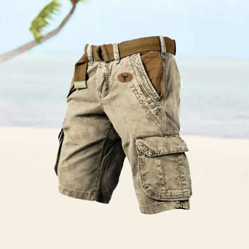 Men's Cotton Patch Pocket Cargo Shorts