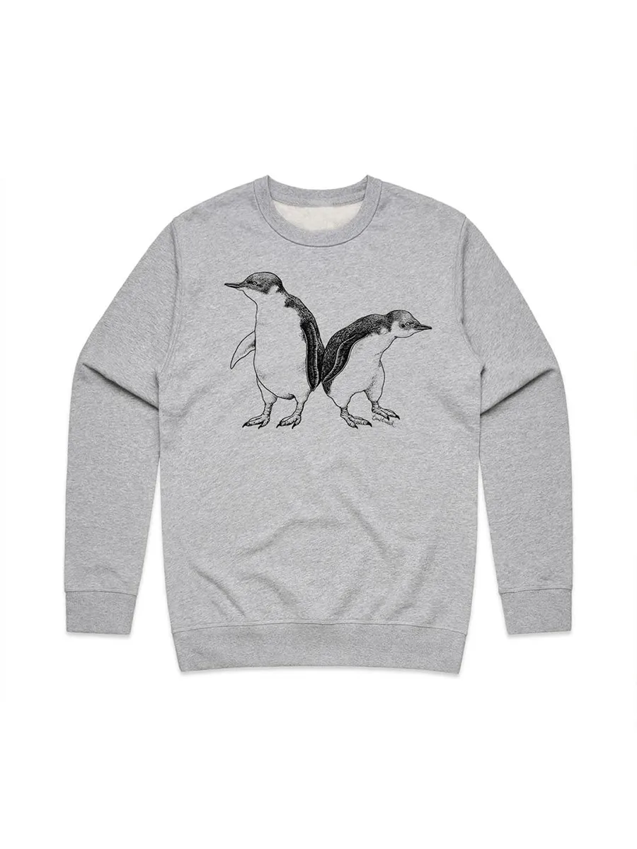 Simple and fashionable little penguin pattern versatile casual sportswear shirt
