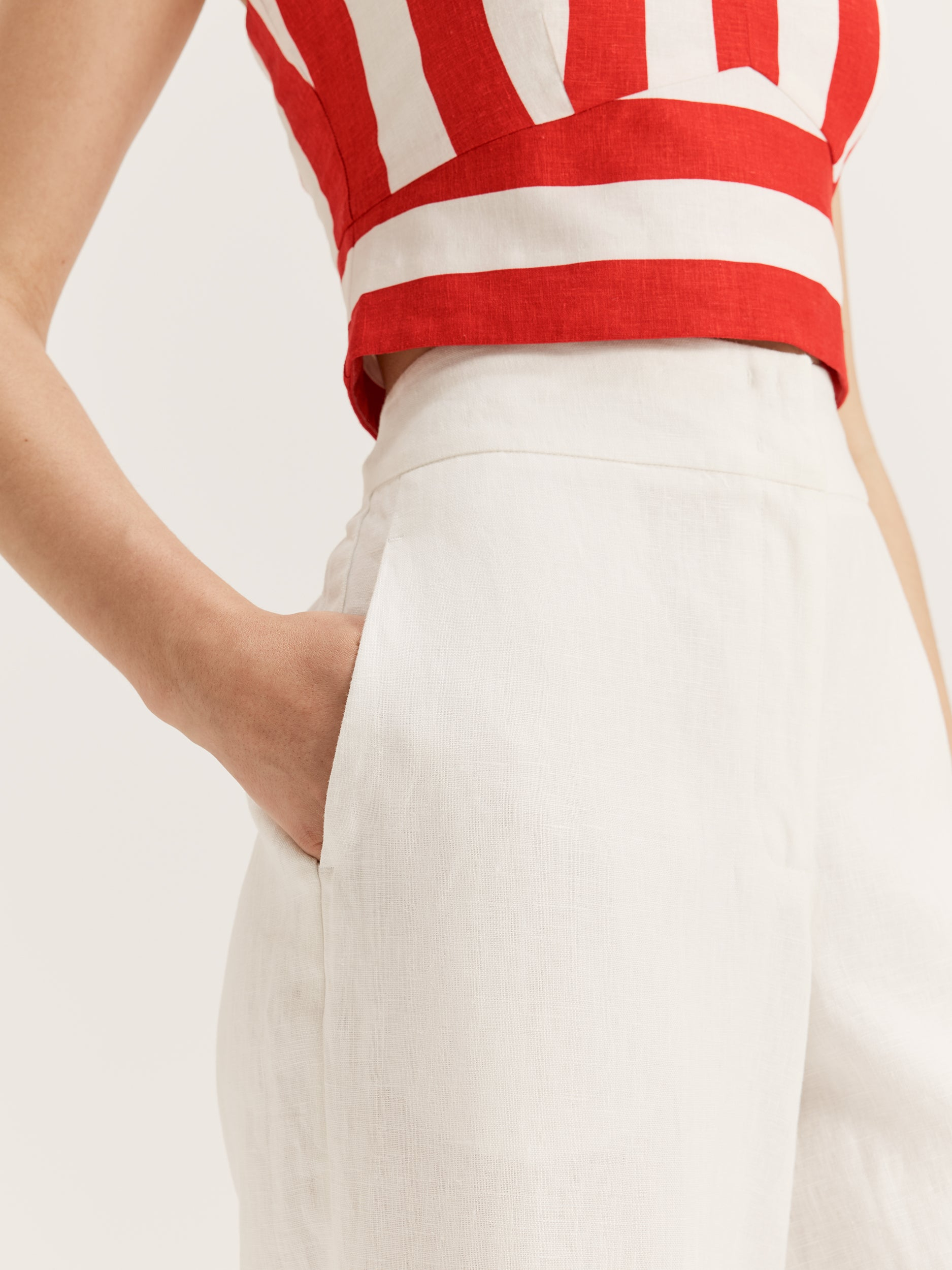 Celine Natural Fabric Pants