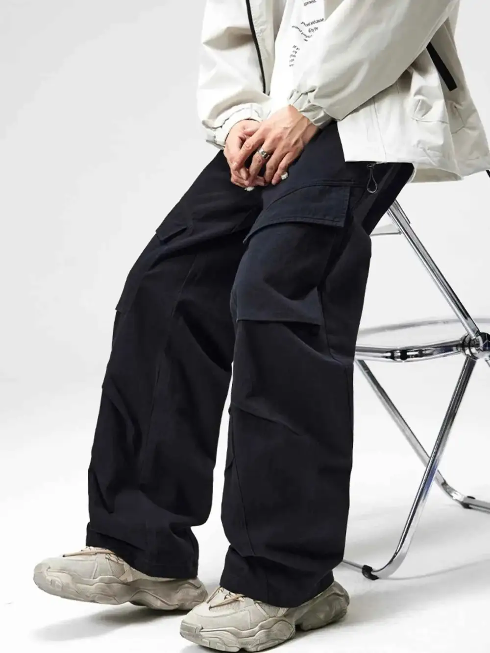 Cargo Utility Pants with Multiple Pockets