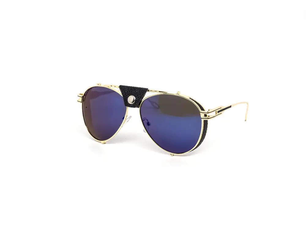 12-Pack Elegant Aviator Color Mirror Sunglasses