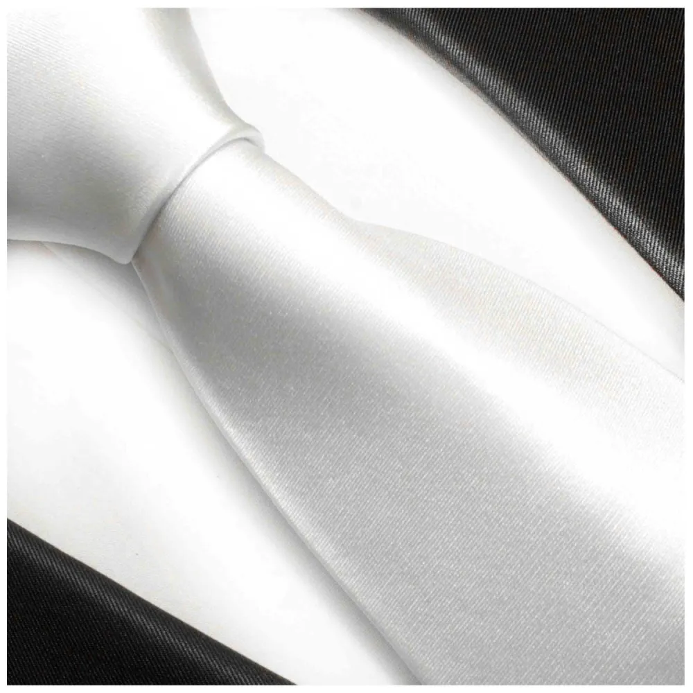 Refined Formal Silk Solid Men's Necktie With Cufflinks