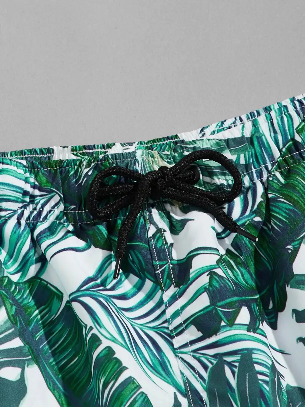 Men's Dual Tone Print Swim Trunks