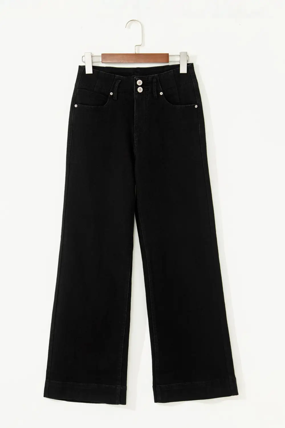 Relaxed Fit High Rise Denim Jeans
