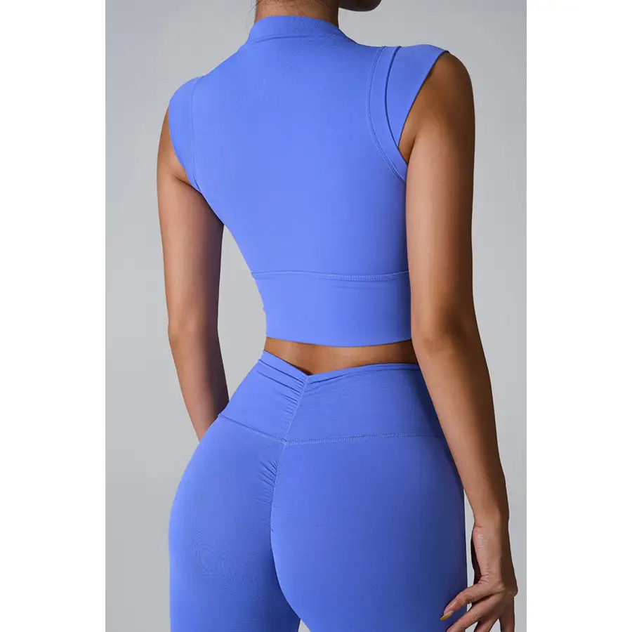 Mock Neck Active Tank