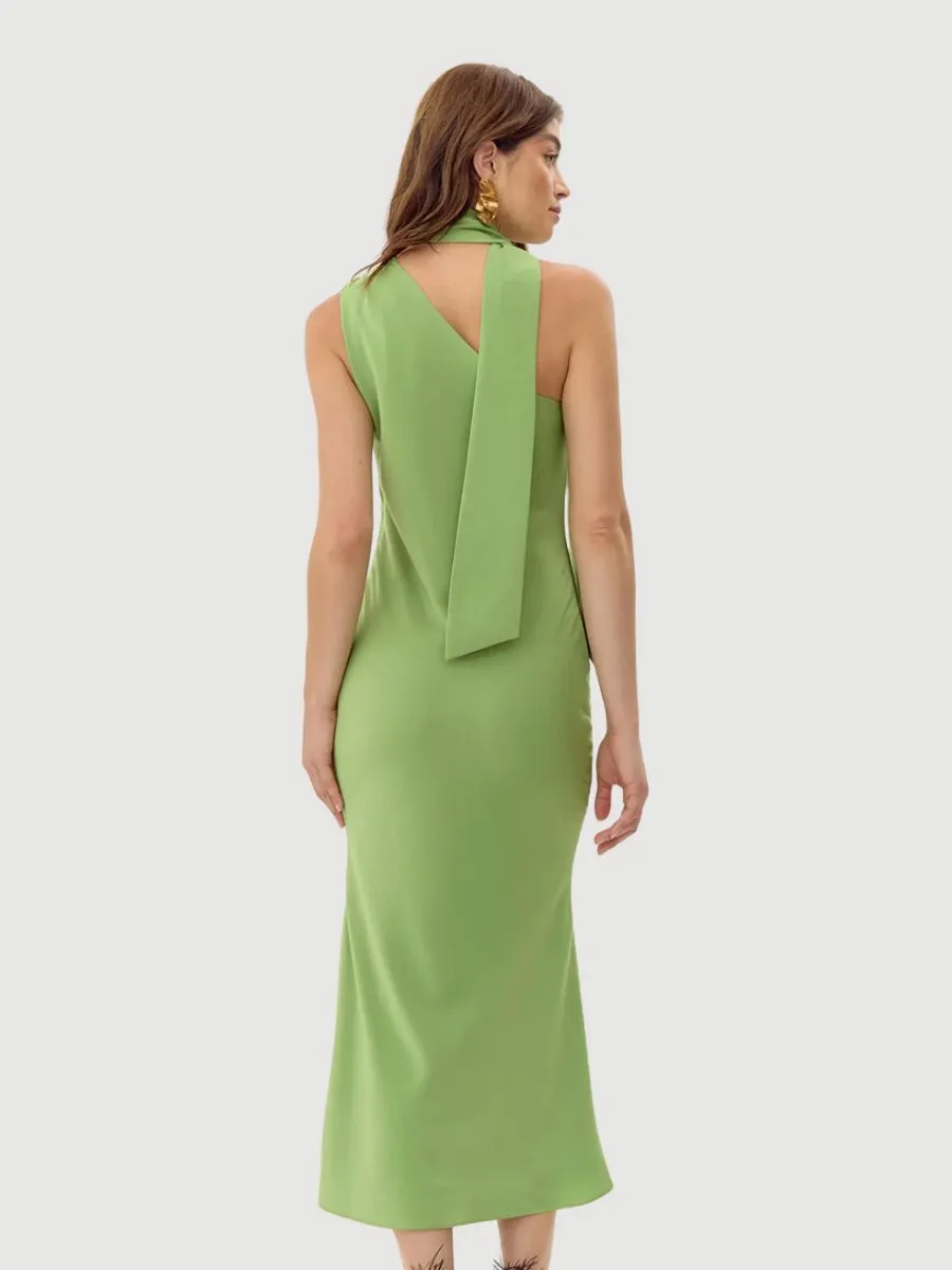 One-Shoulder Midi Dress