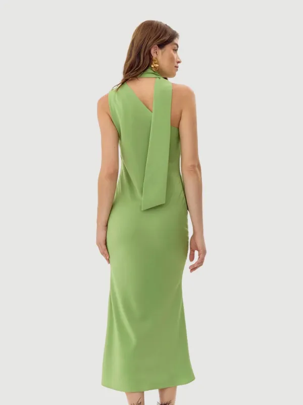 One-Shoulder Midi Dress