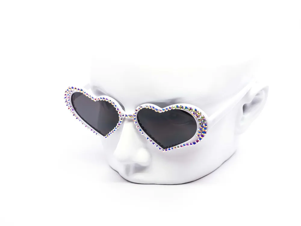 12-Pack Heart Dark Lens Assorted Sunglasses