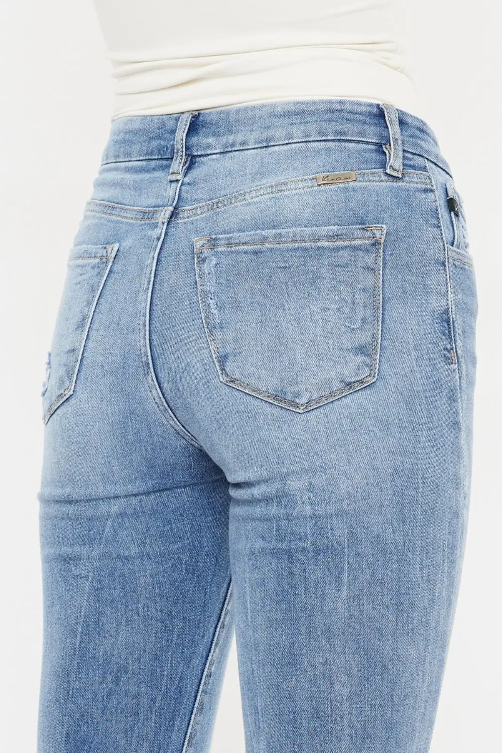 Soft High Waist Skinny Denim Jeans