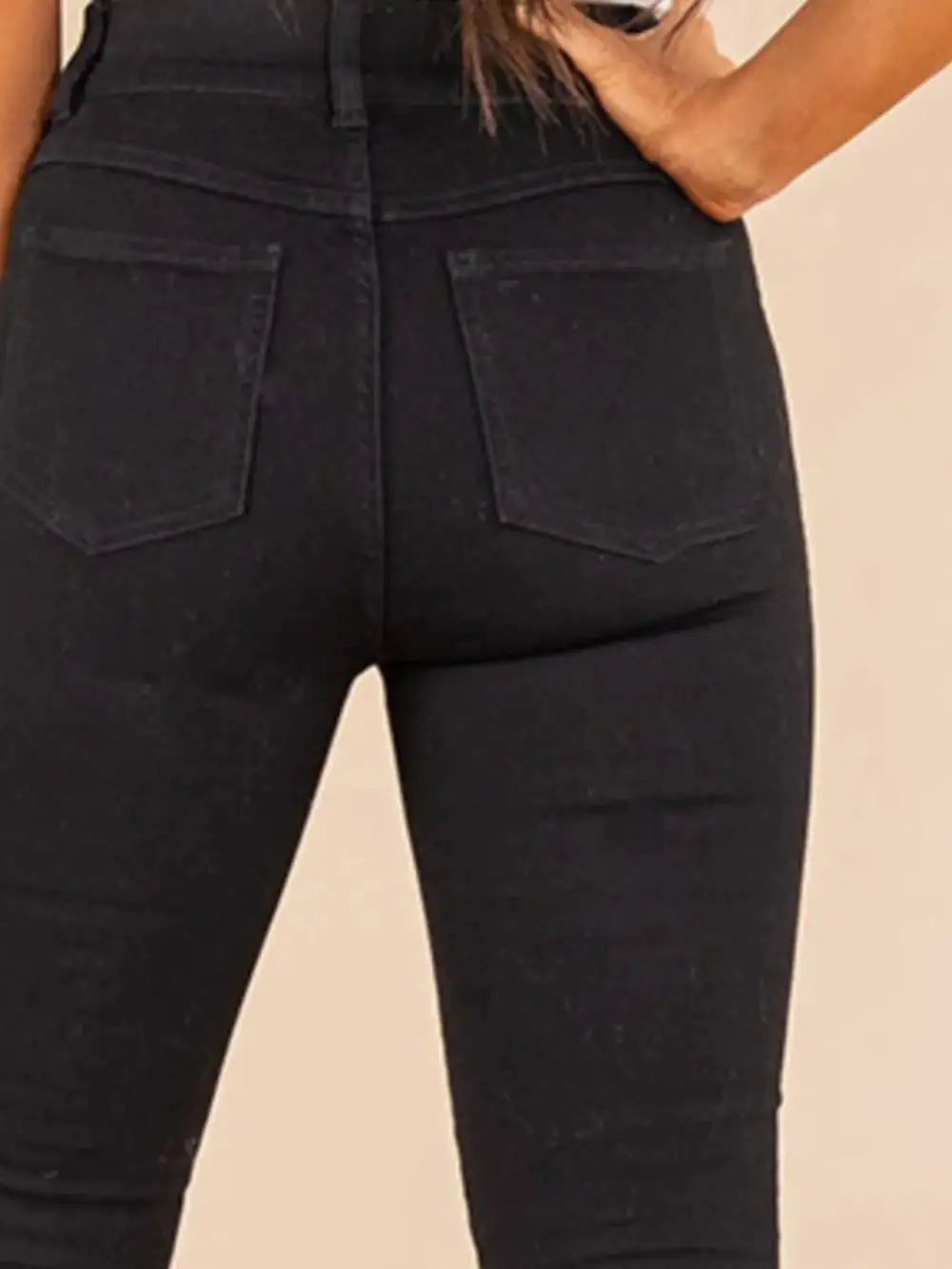 High Waisted Flared Plus Denim Jeans