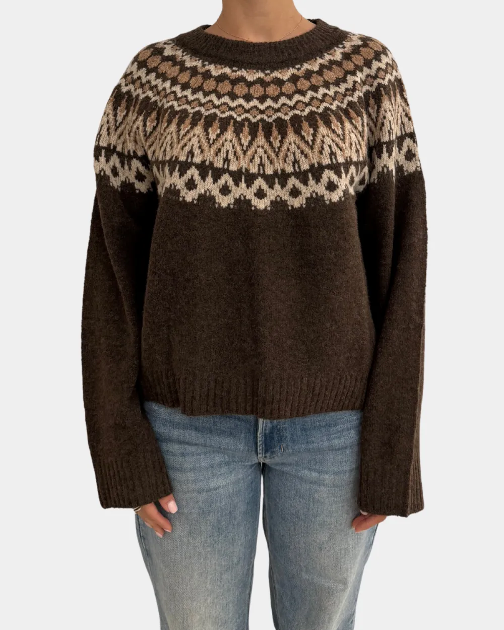 Relaxed Fair Isle Sweater