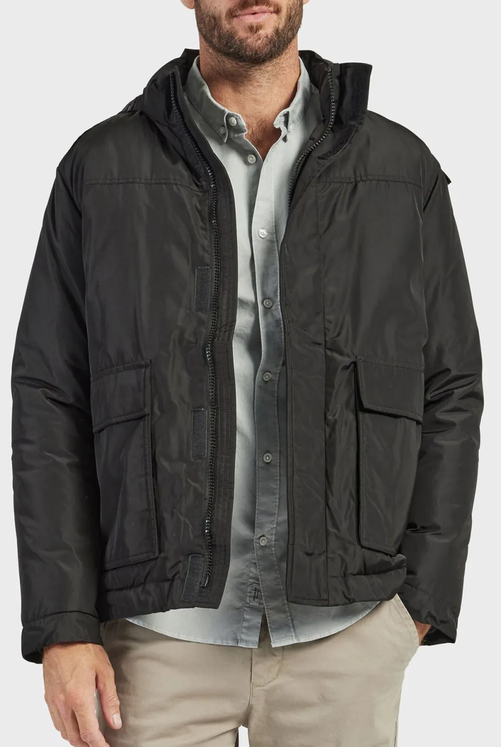 Shower Proof Cotton Blend Jacket