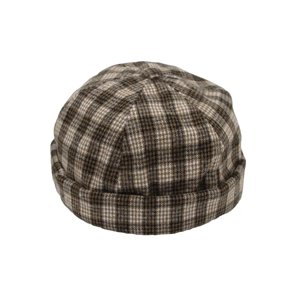 Plaid Beanie Hat